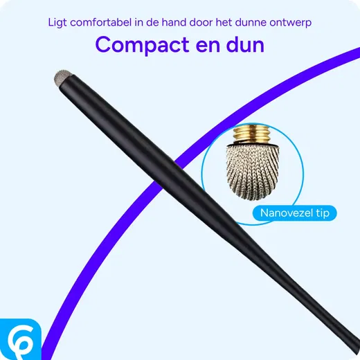 SBG Universele Capacitieve Stylus Pen Dun voor Touchscreen Zwart afbeelding 4