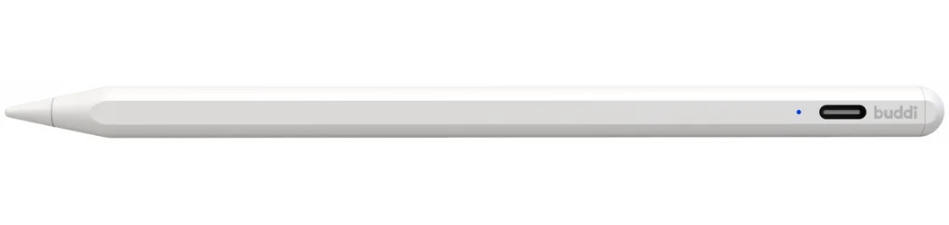 Buddi Flow Universele Actieve Stylus Pen met USB-C Poort Wit afbeelding 10