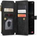 CaseMe C30 Samsung Galaxy S24 Hoesje Pasjeshouder Book Case Zwart
