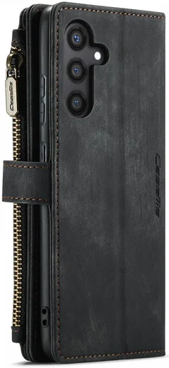 CaseMe C30 Samsung Galaxy S24 Hoesje Pasjeshouder Book Case Zwart afbeelding 16