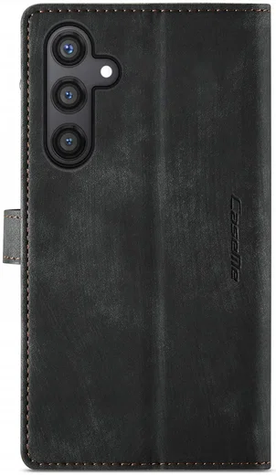 CaseMe C30 Samsung Galaxy S24 Hoesje Pasjeshouder Book Case Zwart afbeelding 18