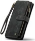 CaseMe C30 Samsung Galaxy S24 Hoesje Pasjeshouder Book Case Zwart afbeelding 19
