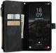CaseMe C30 Samsung Galaxy S24 Hoesje Pasjeshouder Book Case Zwart afbeelding 2