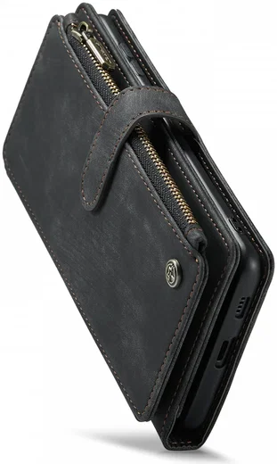 CaseMe C30 Samsung Galaxy S24 Hoesje Pasjeshouder Book Case Zwart afbeelding 20