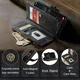 CaseMe C30 Samsung Galaxy S24 Hoesje Pasjeshouder Book Case Zwart afbeelding 3