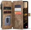 CaseMe C30 Samsung Galaxy S24 Hoesje Pasjeshouder Book Case Bruin