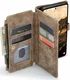 CaseMe C30 Samsung Galaxy S24 Hoesje Pasjeshouder Book Case Bruin afbeelding 10