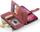 CaseMe C30 Samsung Galaxy S24 Hoesje Pasjeshouder Book Case Rood afbeelding 21