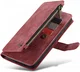 CaseMe C30 Samsung Galaxy S24 Hoesje Pasjeshouder Book Case Rood afbeelding 22