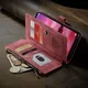 CaseMe C30 Samsung Galaxy S24 Hoesje Pasjeshouder Book Case Rood afbeelding 4