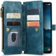 CaseMe C30 Samsung Galaxy S24 Hoesje Pasjeshouder Book Case Blauw afbeelding 1