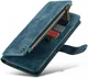 CaseMe C30 Samsung Galaxy S24 Hoesje Pasjeshouder Book Case Blauw afbeelding 12