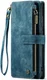 CaseMe C30 Samsung Galaxy S24 Hoesje Pasjeshouder Book Case Blauw afbeelding 15