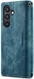 CaseMe C30 Samsung Galaxy S24 Hoesje Pasjeshouder Book Case Blauw afbeelding 16