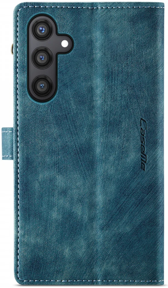 CaseMe C30 Samsung Galaxy S24 Hoesje Pasjeshouder Book Case Blauw afbeelding 19