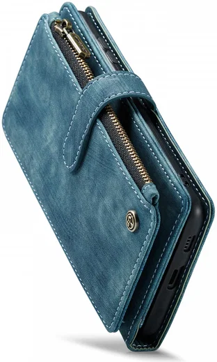 CaseMe C30 Samsung Galaxy S24 Hoesje Pasjeshouder Book Case Blauw afbeelding 21