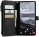 CaseMe C30 Samsung Galaxy S24 Plus Hoesje Pasjeshouder Book Case Zwart afbeelding 2