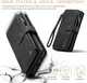 CaseMe C30 Samsung Galaxy S24 Plus Hoesje Pasjeshouder Book Case Zwart afbeelding 7