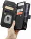 CaseMe C30 Samsung Galaxy S24 Plus Hoesje Pasjeshouder Book Case Zwart afbeelding 12