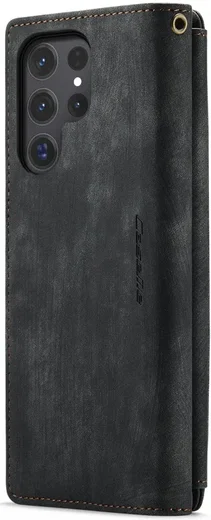CaseMe C30 Samsung Galaxy S24 Ultra Hoesje Pasjeshouder Zwart afbeelding 15