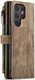 CaseMe C30 Samsung Galaxy S24 Ultra Hoesje Pasjeshouder Bruin afbeelding 14