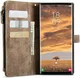 CaseMe C30 Samsung Galaxy S24 Ultra Hoesje Pasjeshouder Bruin afbeelding 2