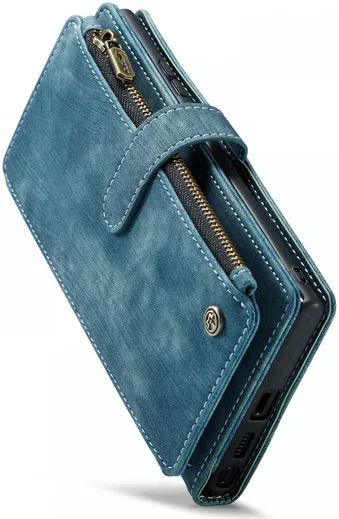 CaseMe C30 Samsung Galaxy S24 Ultra Hoesje Pasjeshouder Blauw afbeelding 16