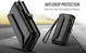 CaseMe C36 Samsung Galaxy S24 Hoesje Zipper Book Case Zwart afbeelding 8