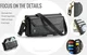 CaseMe C36 Samsung Galaxy S24 Hoesje Zipper Book Case Zwart afbeelding 9