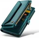 CaseMe C36 Samsung Galaxy S24 Plus Hoesje Zipper Book Case Blauw afbeelding 13