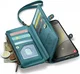 CaseMe C36 Samsung Galaxy S24 Plus Hoesje Zipper Book Case Blauw afbeelding 7