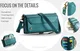 CaseMe C36 Samsung Galaxy S24 Plus Hoesje Zipper Book Case Blauw afbeelding 9
