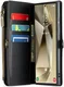 CaseMe C36 Samsung Galaxy S24 Ultra Hoesje Zipper Book Case Zwart afbeelding 12