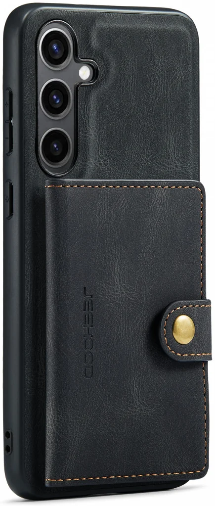 CaseMe JH-01 Samsung Galaxy S24 Hoesje Magnetische Kaarthouder Zwart afbeelding 13