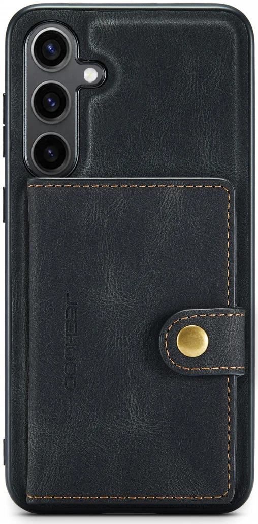 CaseMe JH-01 Samsung Galaxy S24 Hoesje Magnetische Kaarthouder Zwart afbeelding 15