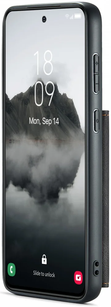 CaseMe JH-01 Samsung Galaxy S24 Hoesje Magnetische Kaarthouder Zwart afbeelding 21