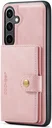 CaseMe JH-01 Samsung Galaxy S24 Hoesje Magnetische Kaarthouder Roze