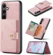 CaseMe JH-01 Samsung Galaxy S24 Hoesje Magnetische Kaarthouder Roze afbeelding 2