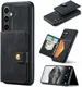 CaseMe Samsung Galaxy S24 Plus Hoes Magnetische Kaarthouder Zwart afbeelding 2