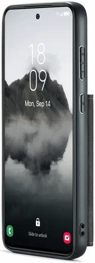 CaseMe Samsung Galaxy S24 Plus Hoes Magnetische Kaarthouder Zwart afbeelding 21