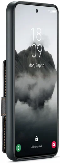 CaseMe Samsung Galaxy S24 Plus Hoes Magnetische Kaarthouder Zwart afbeelding 22