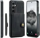 CaseMe Samsung Galaxy S24 Plus Hoes Magnetische Kaarthouder Zwart afbeelding 26