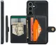 CaseMe Samsung Galaxy S24 Plus Hoes Magnetische Kaarthouder Zwart afbeelding 4