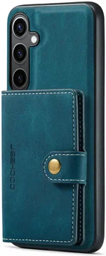 CaseMe Samsung Galaxy S24 Plus Hoes Magnetische Kaarthouder Blauw