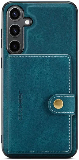 CaseMe Samsung Galaxy S24 Plus Hoes Magnetische Kaarthouder Blauw afbeelding 15