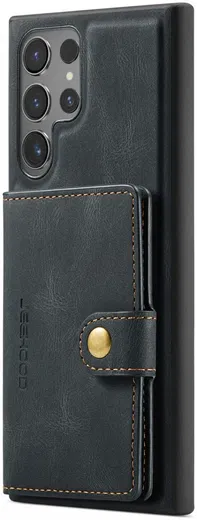 CaseMe Samsung Galaxy S24 Ultra Hoes Magnetische Kaarthouder Zwart afbeelding 1