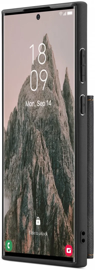 CaseMe Samsung Galaxy S24 Ultra Hoes Magnetische Kaarthouder Zwart afbeelding 14