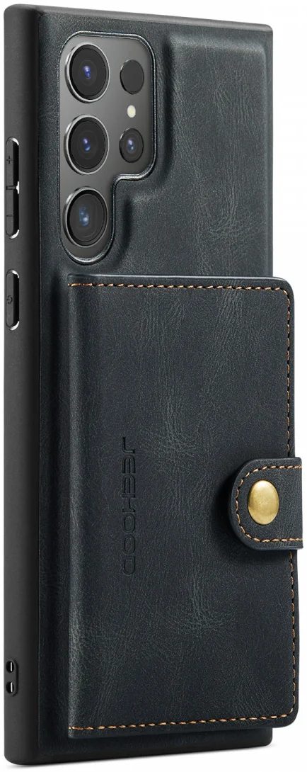 CaseMe Samsung Galaxy S24 Ultra Hoes Magnetische Kaarthouder Zwart afbeelding 15