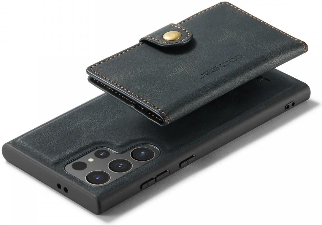 CaseMe Samsung Galaxy S24 Ultra Hoes Magnetische Kaarthouder Zwart afbeelding 19