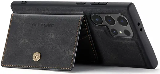 CaseMe Samsung Galaxy S24 Ultra Hoes Magnetische Kaarthouder Zwart afbeelding 21